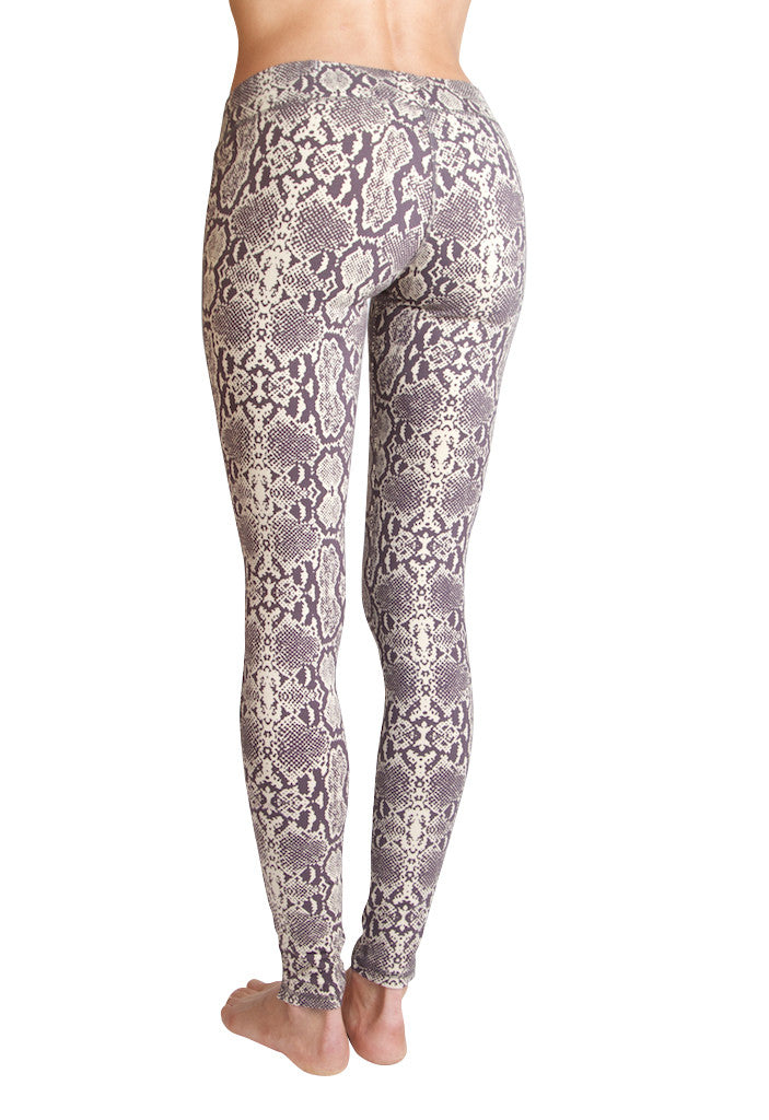 Leggings Snake Cream Brown - FUNKY SIMPLICITY
